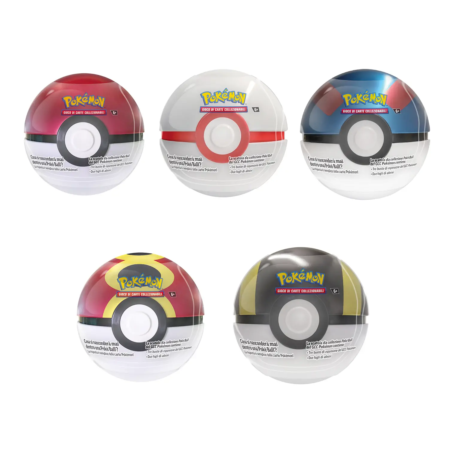 Pokemon Tin Poke Ball Ottobre 2025 Assortito - Giochi di società