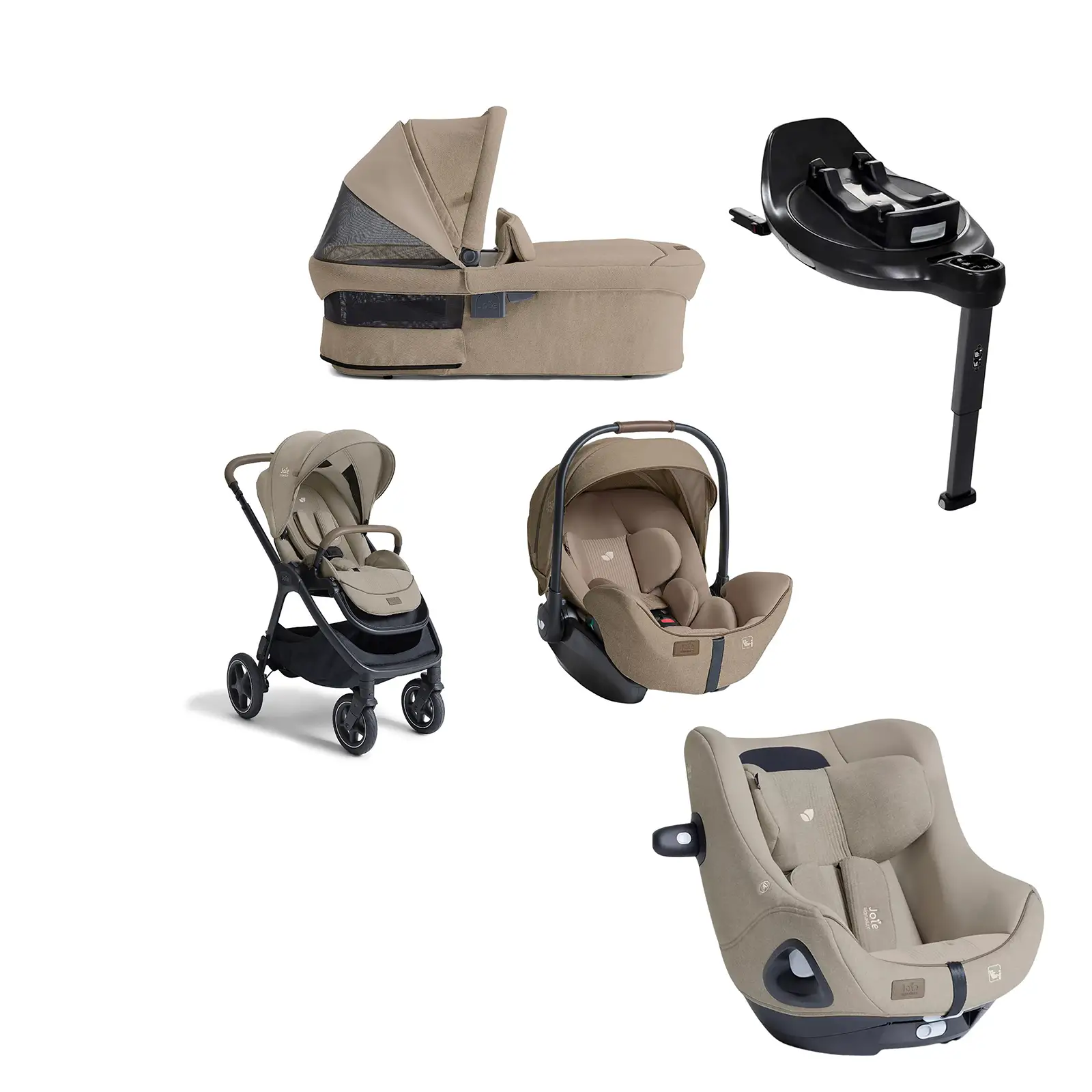 Trio Finiti 10 Signature più Seggiolino Auto I-Harbour E I-Size 360 Sandstone - trio e modulari