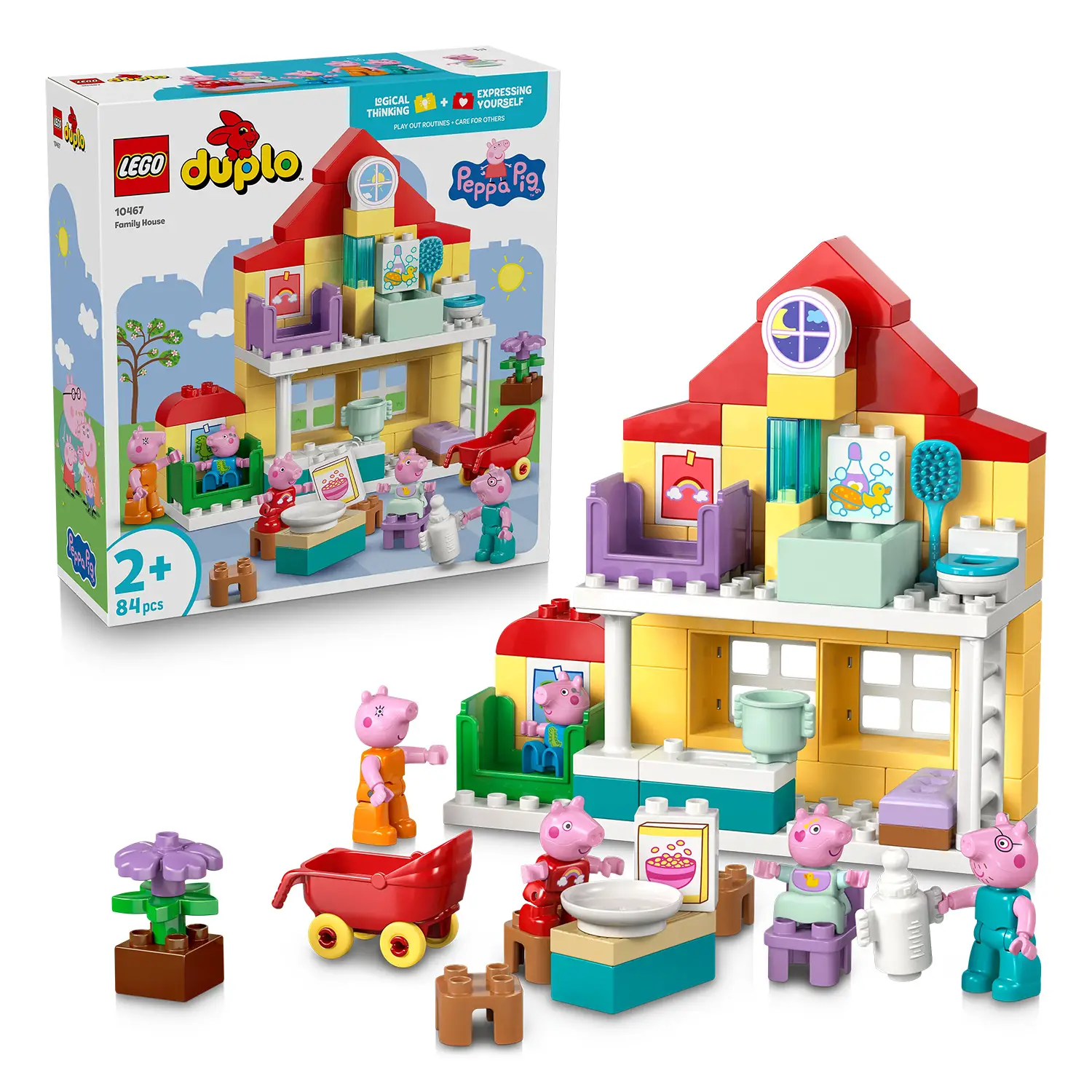 LEGO DUPLO 10467 Peppa Pig Villetta Familiare - Costruzioni in plastica