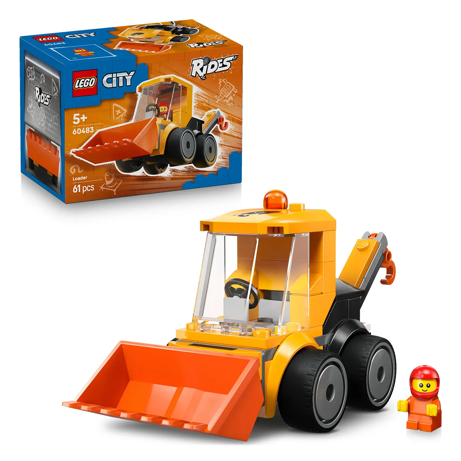 LEGO City Ruspa da Cantiere 60483 Escavatore Giocattolo 5+ - lego