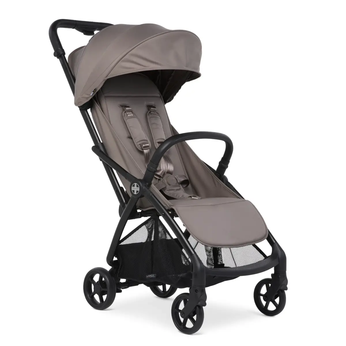 Passeggino M.1x Taupe Leggero Compatto Pieghevole con Una Mano - passeggini compatti