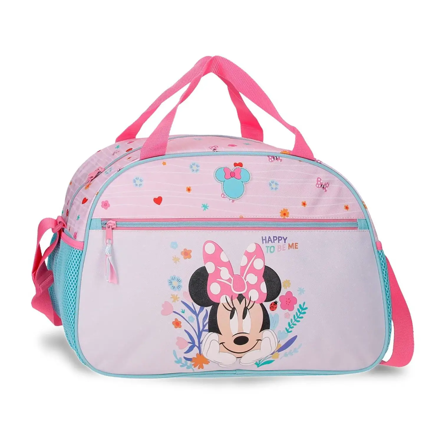 Borsa da viaggio 40 cm Minnie Happy To Be Me Disney - valige e borse da viaggio