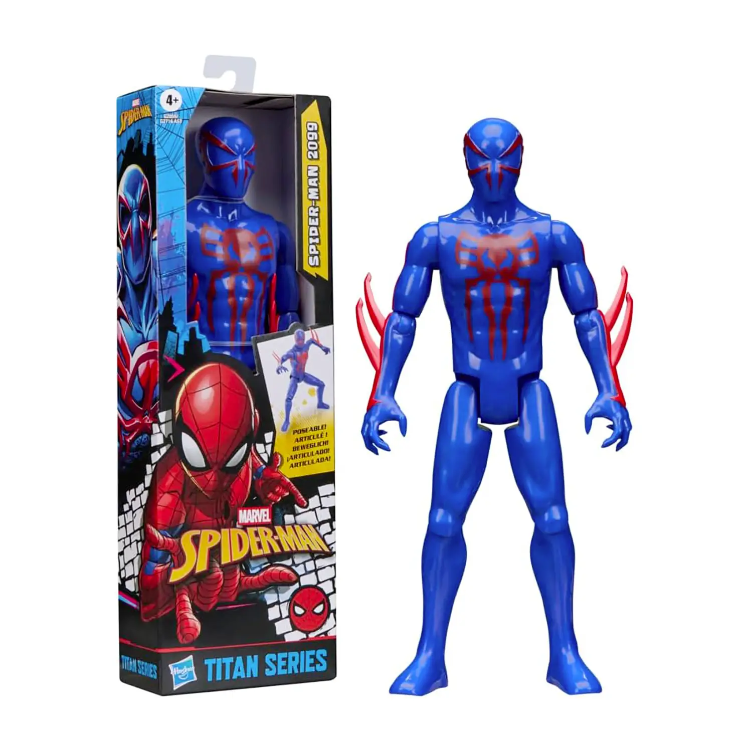 Spiderman Titan Series Personaggio Articolato 30 cm Spiderman 2099 - action figures ed accessori