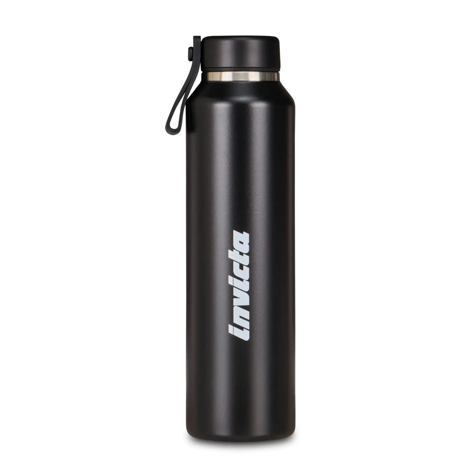 Borraccia Invicta Slim Nera Acciaio Inox 480ml - borracce