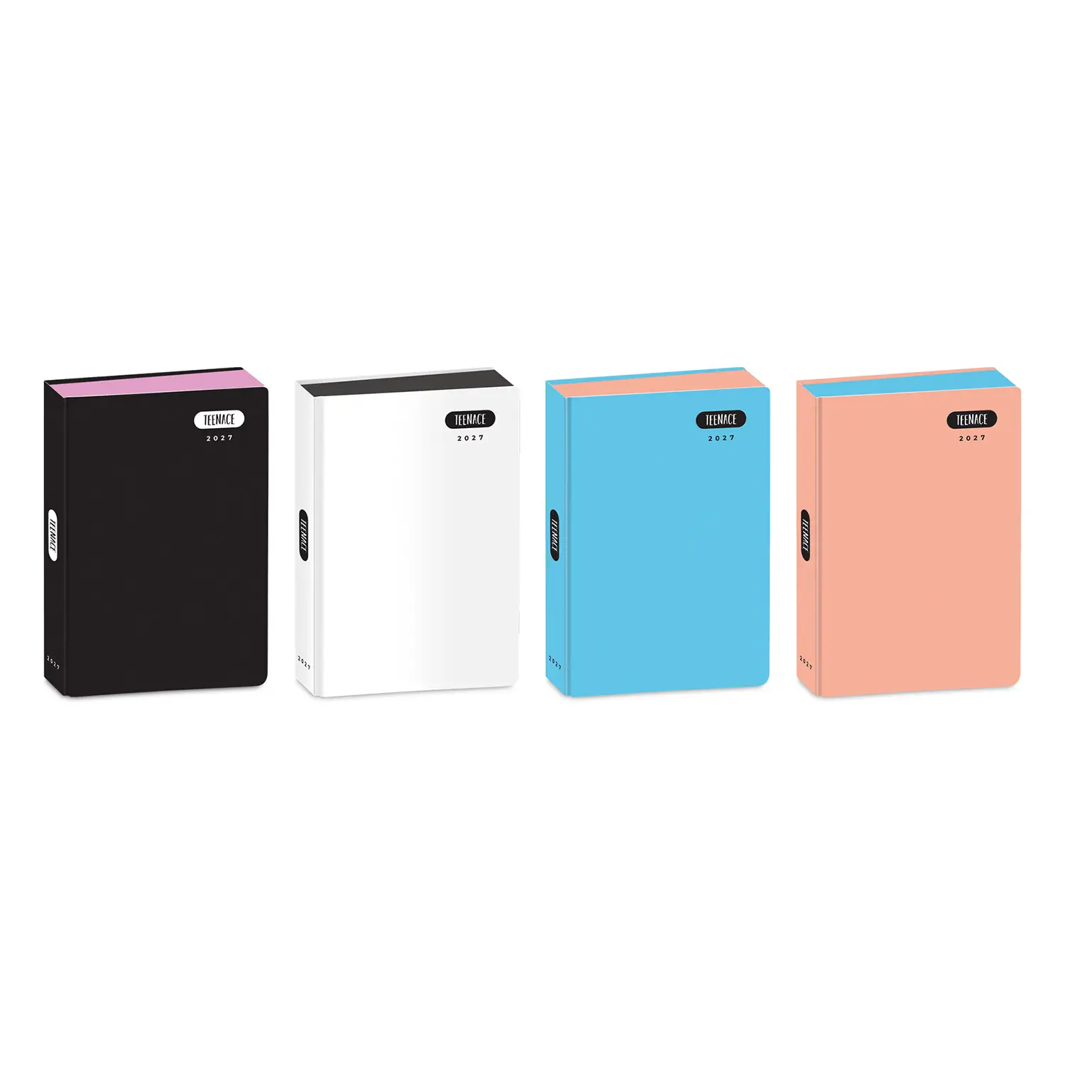 Teenace Diario Standard 12 Mesi Pastello 13,6x18,3 cm - diari