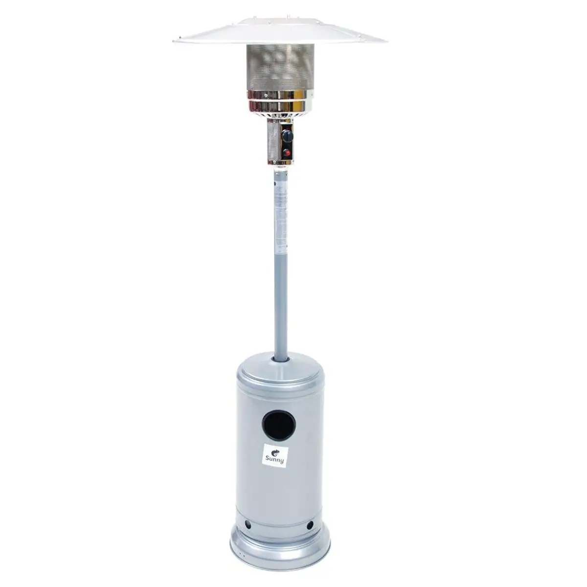 Stufa a Gas Fungo Sunny Grigio Termofungo per Esterno con Ruote - barbecue a carbonella