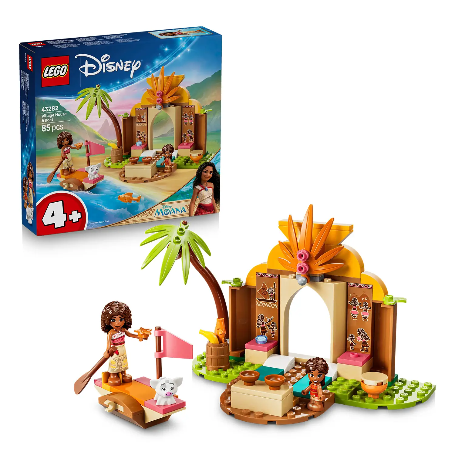 LEGO Disney Vaiana Casa del Villaggio e Barca 43282 - lego