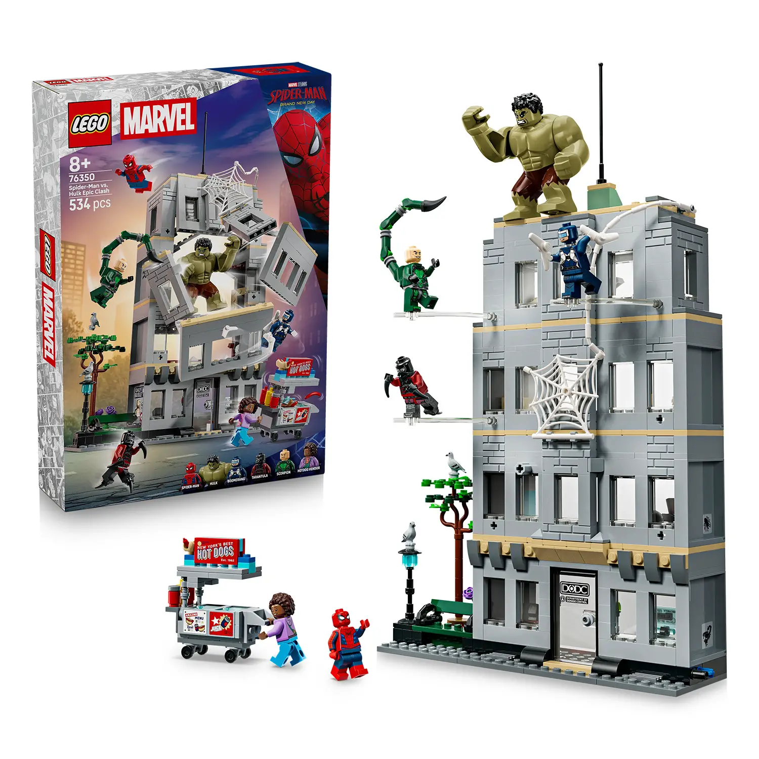 LEGO Marvel Spider-man Vs Hulk At The Office Building 76350 - lego