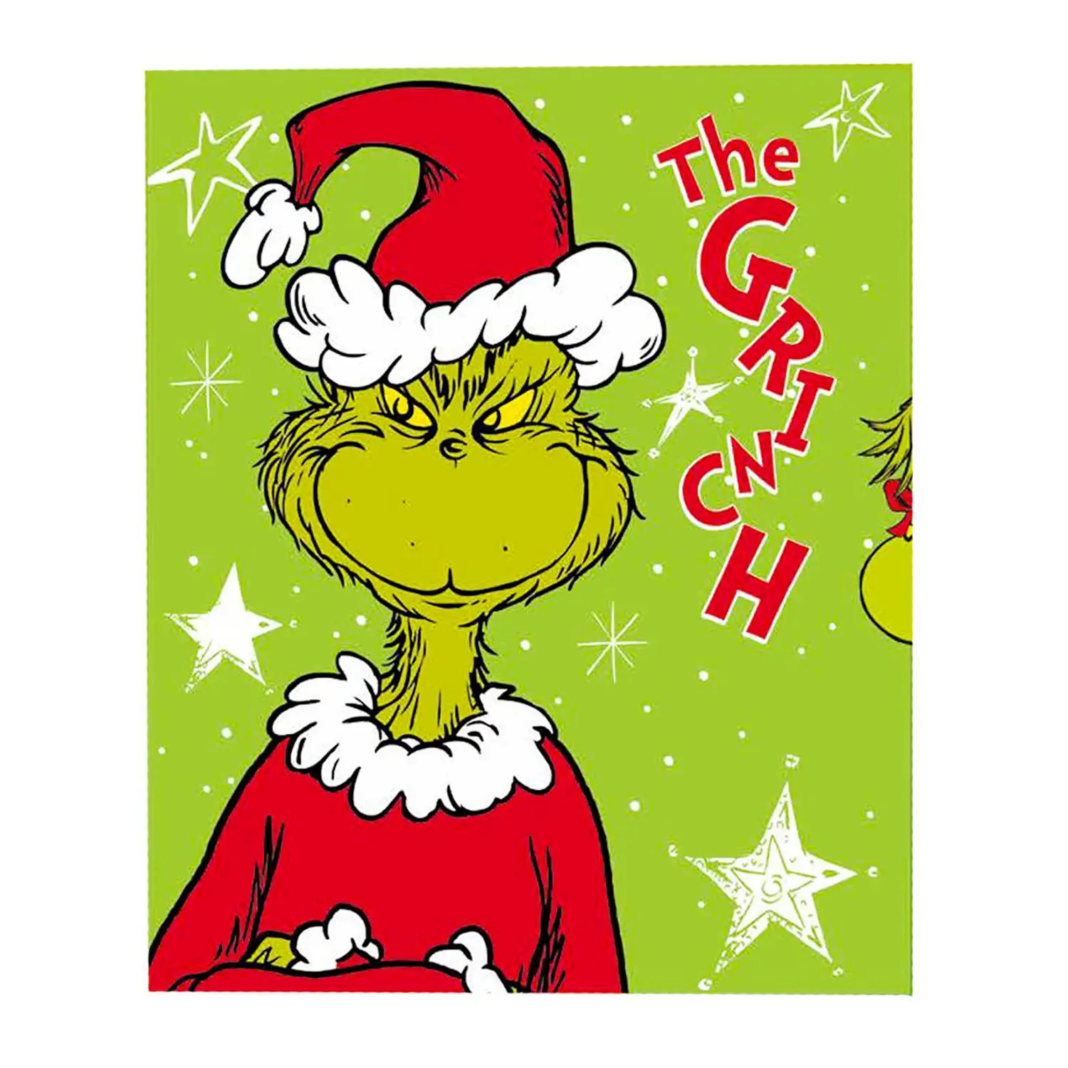 Plaid Grinch Soft Touch 130x160 cm HERMET - biancheria casa