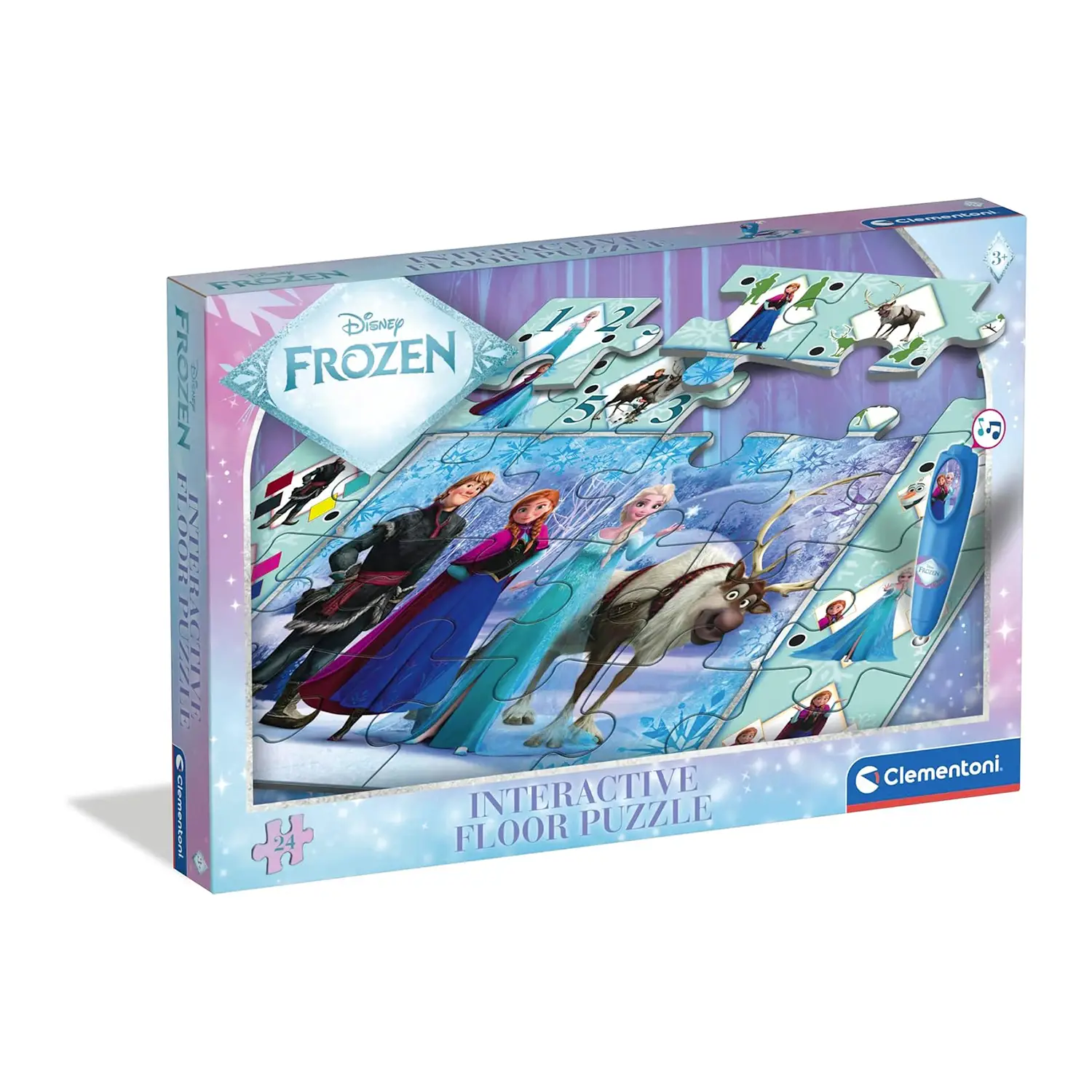 Tappeto Gigante Interattivo Frozen 24 Pezzi - Giochi di Abilità