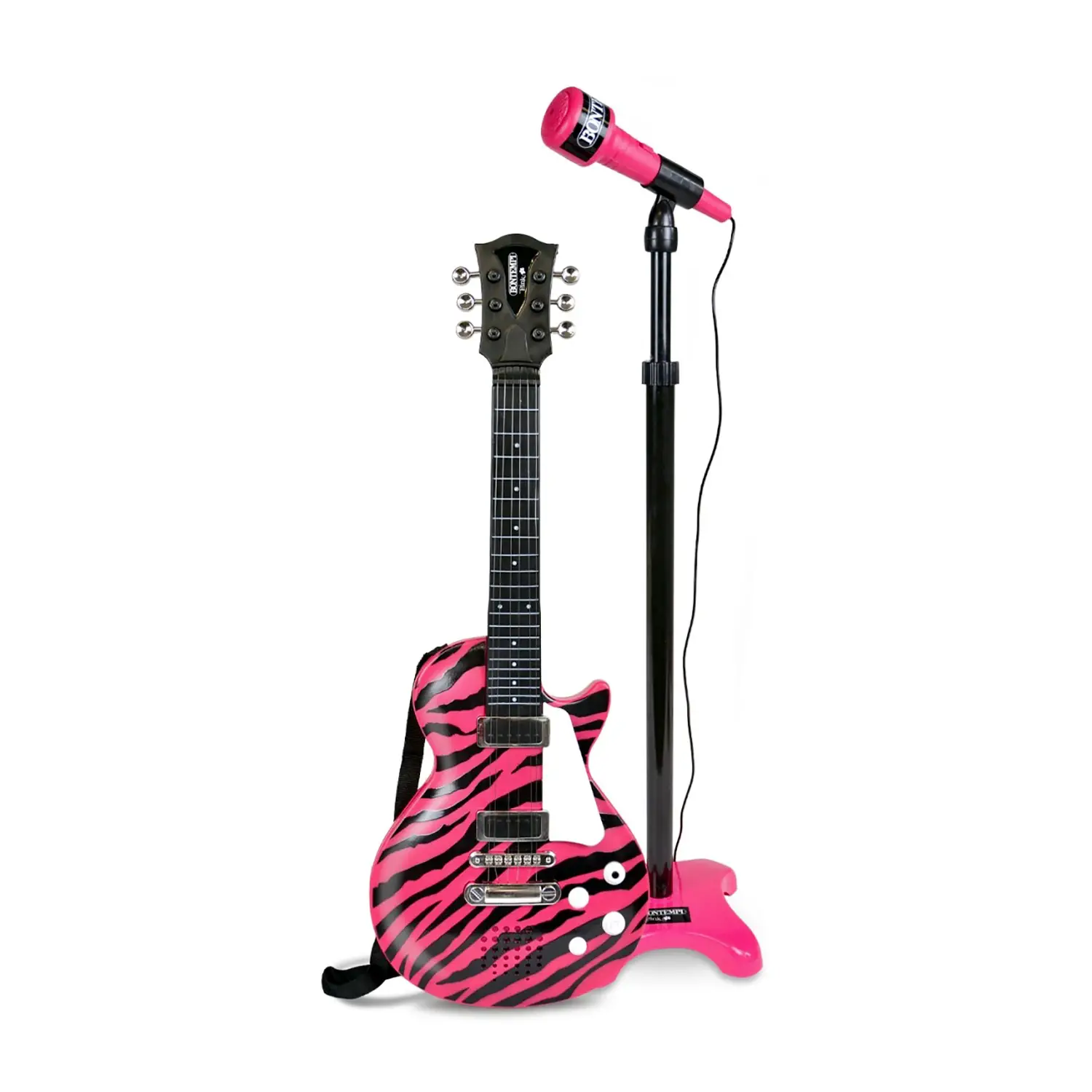 Bontempi Chitarra Rock con Microfono da Palco - Gioco Musicale - Educazione musicale