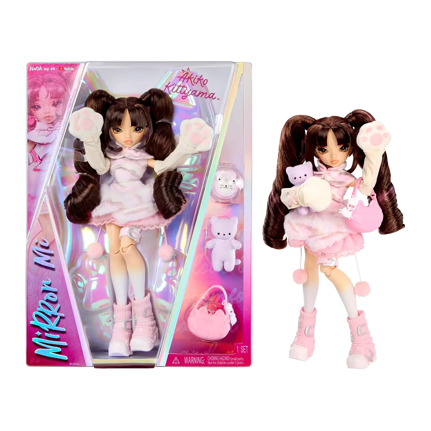 MirrorMi Fashion Doll Akiko Kittyama - Bambola Alla Moda MGA Entertainment - collezionabili bambina