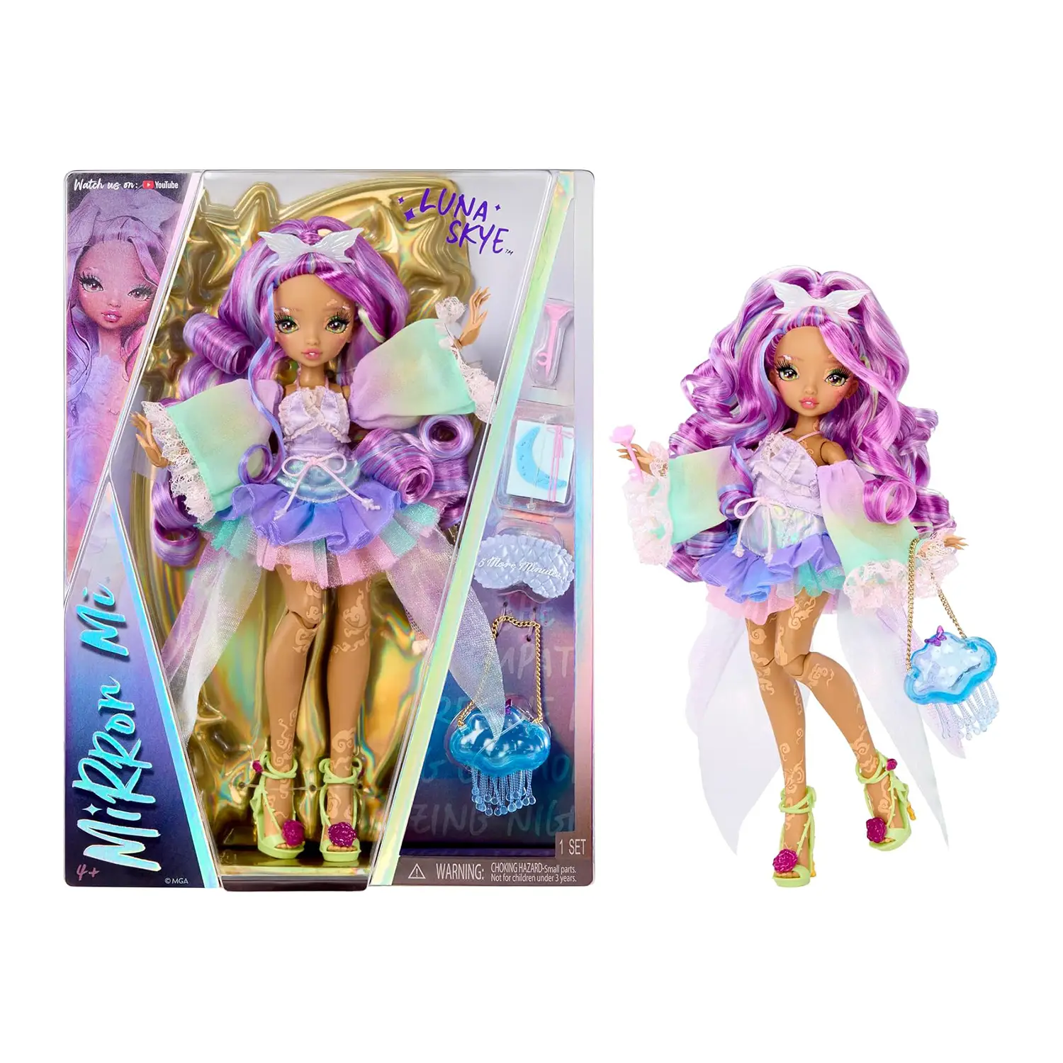 MirrorMi Luna Skye Fashion Doll - Bambola alla Moda MGA Entertainment - collezionabili bambina