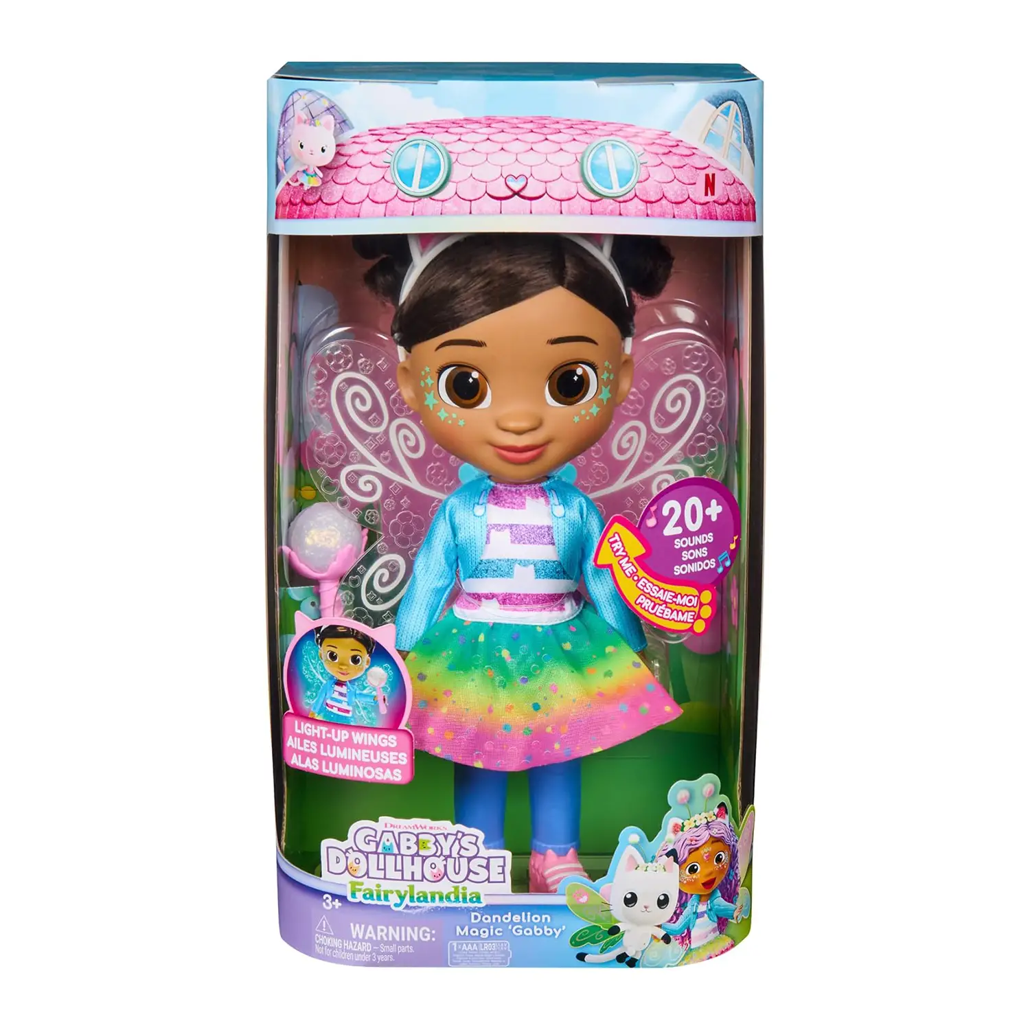 Gabby's Dollhouse Fairylandia Bambola con Funzioni Spin Master - collezionabili bambina