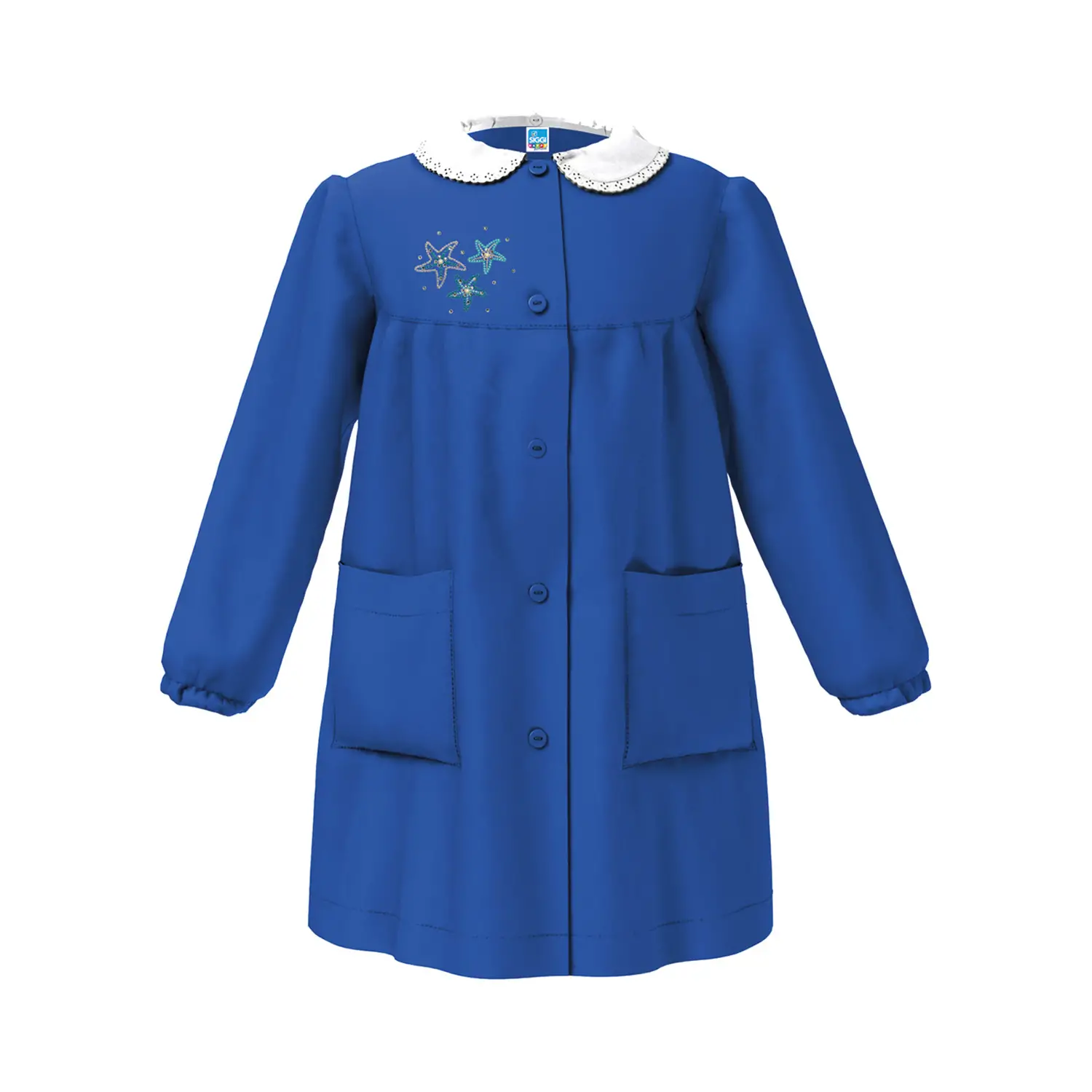 Grembiule Bambina Scuola Stelle Marine Blu 11 Anni - grembiuli scolastici