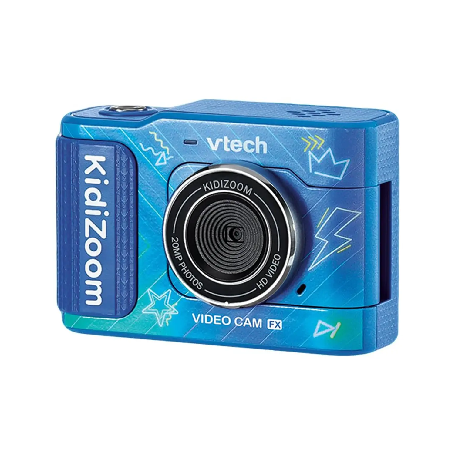 VTech KidiZoom Video Cam FX Videocamera per Bambini Blu 6+ Anni - giochi elettronici