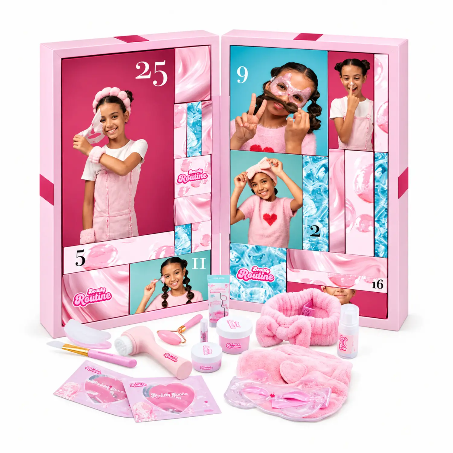 NICE Beauty Routine: Calendario Beauty per Bambine con 24 Sorprese - bellezza e accessori