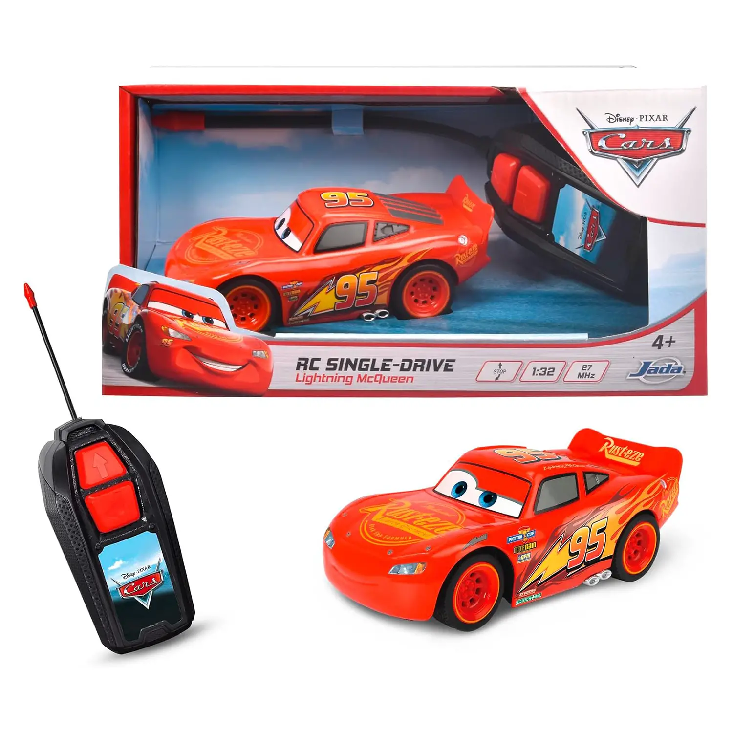 Jada Cars Saetta McQueen Auto Radiocomandata Scala 1:32 - radiocomandi