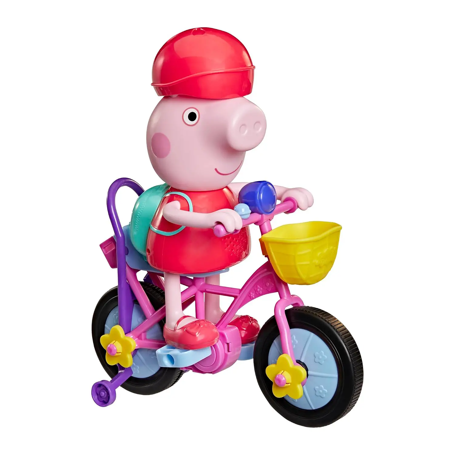 Peppa Pig Playset con Bicicletta Hasbro per Bambini - action figures ed accessori