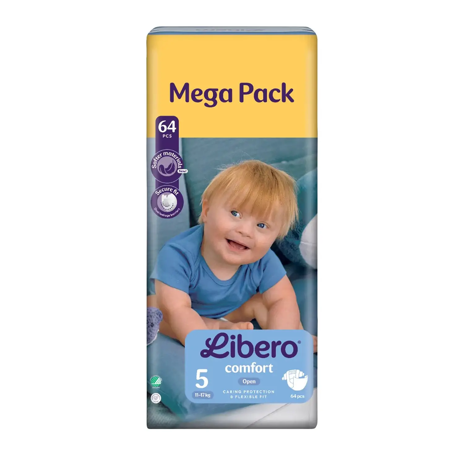 Pannolini Libero Comfort Megapack - Taglia 5 - 11-17kg - 64 Pz - pannolini e salviettine