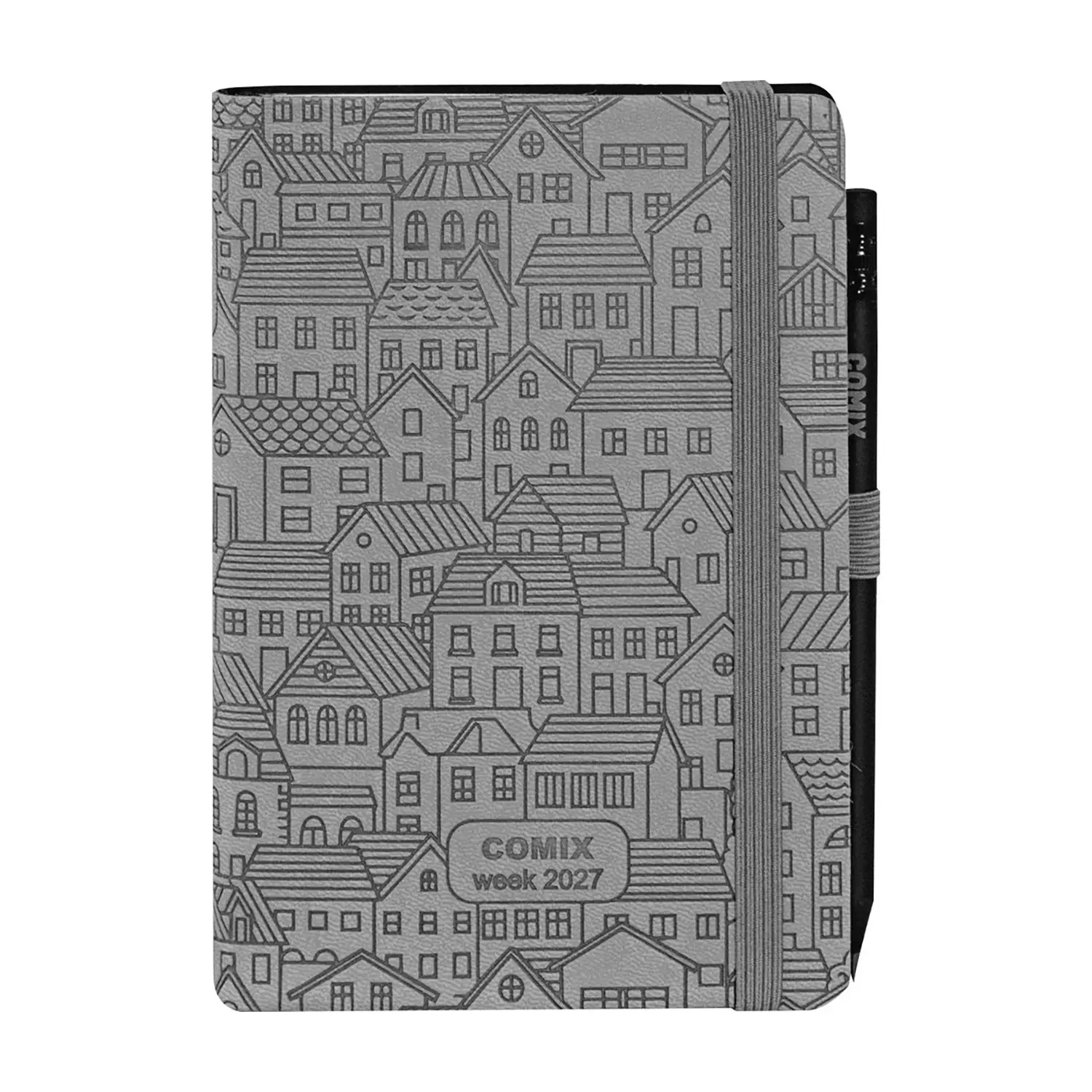 Agenda Comix Special 2027 Settimanale Medium Grigia Case - agende
