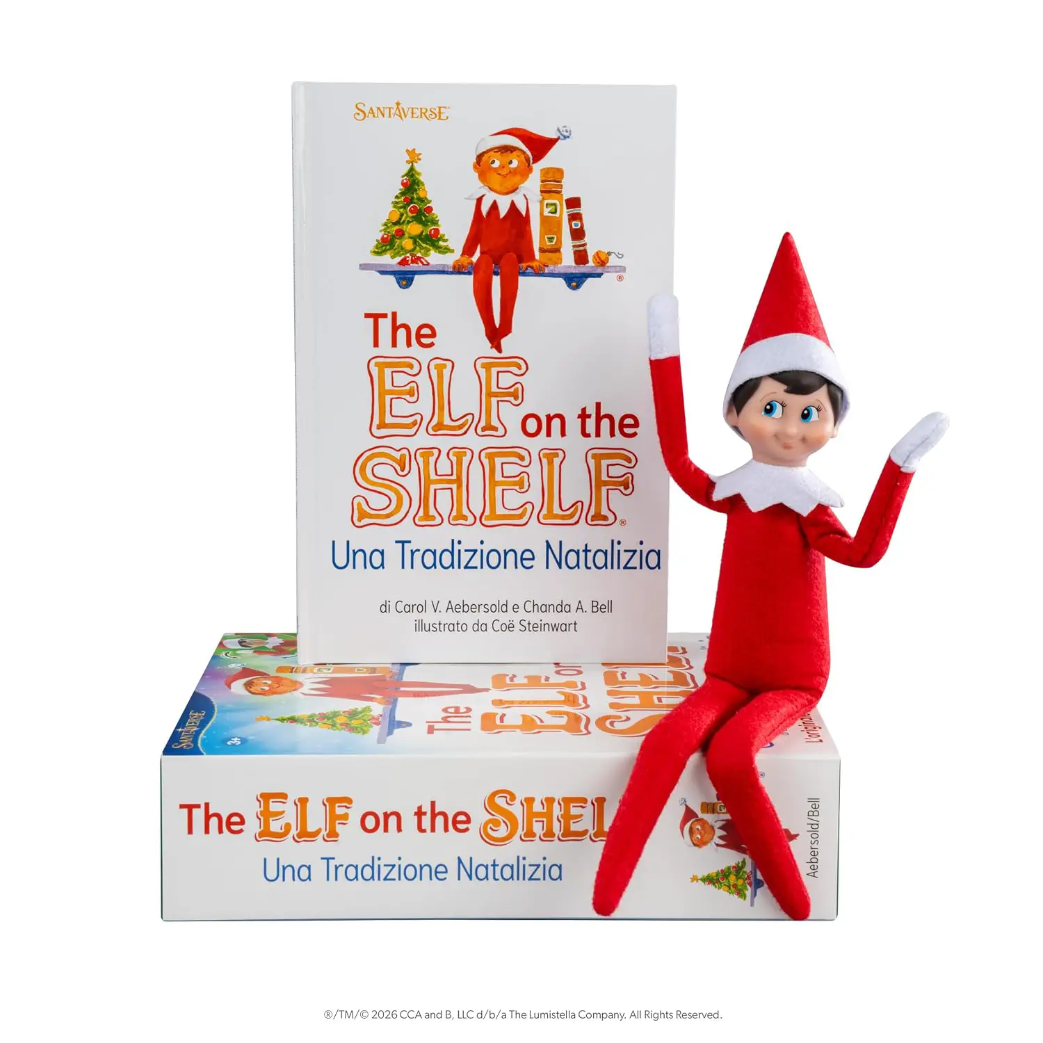 Elf On The Shelf - Una Tradizione Natalizia, Elfo Snodabile + Libro - Giochi di società