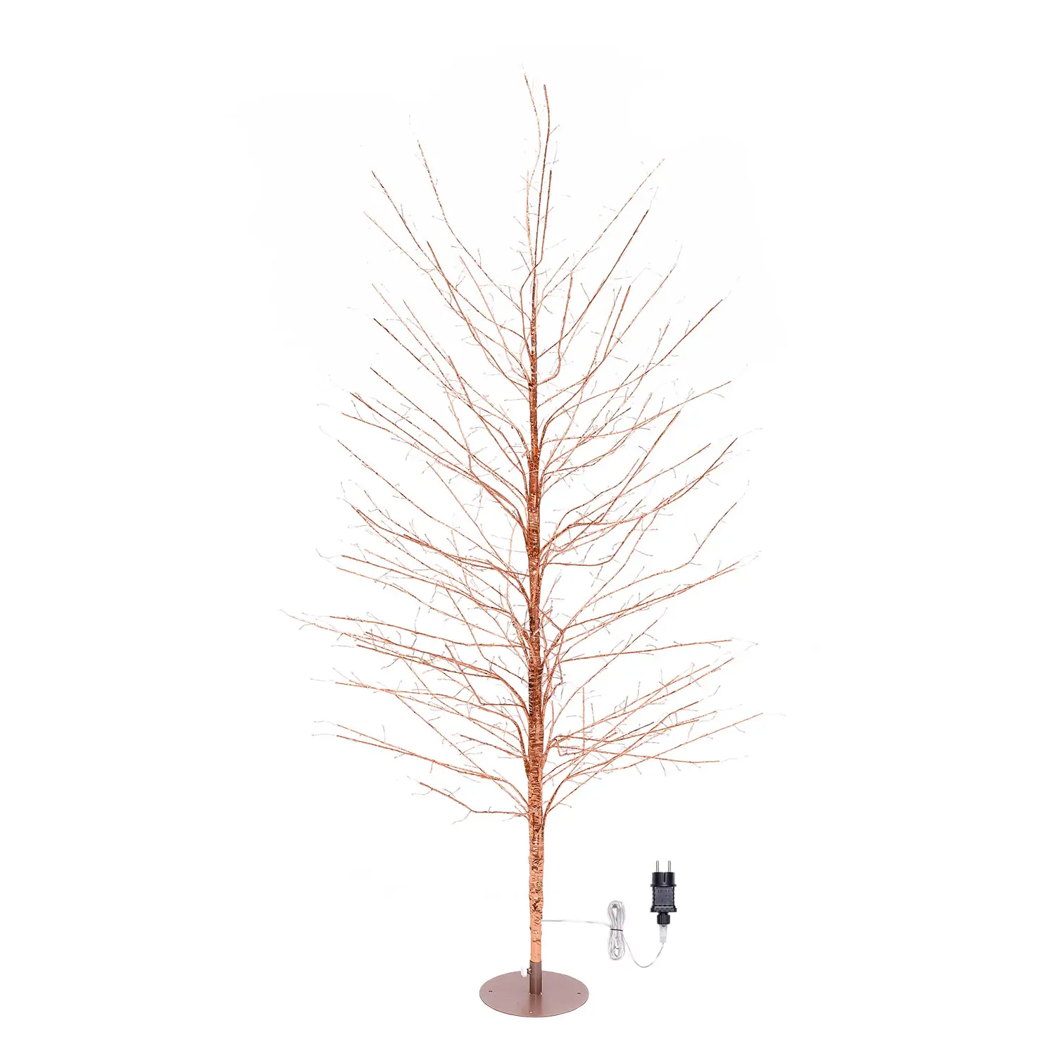 Albero Natalizio TIGLIO Rose Gold 170 cm con 784 MicroLED FlashLED - alberi led di design