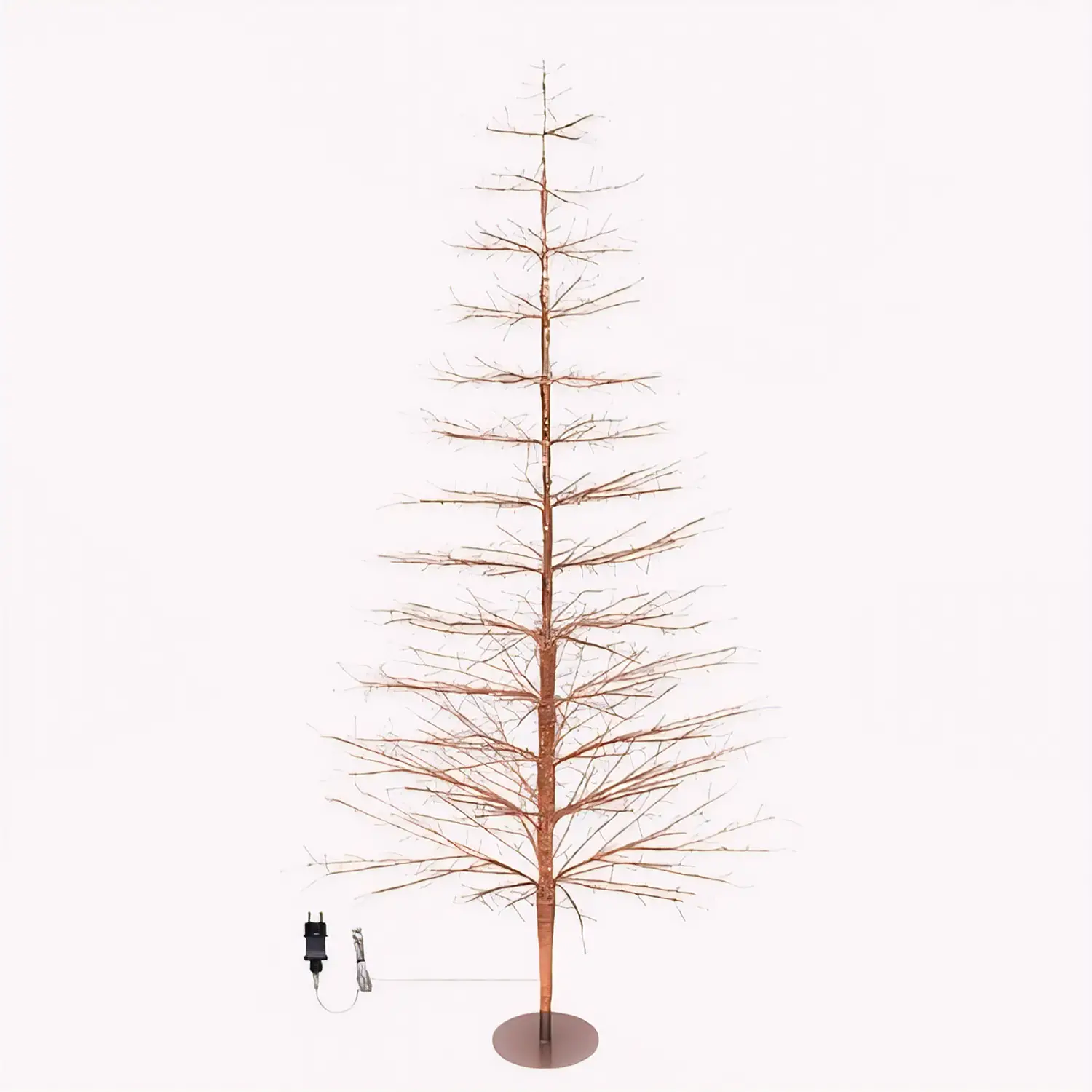 Albero di Natale Conico Rose Gold 180 cm con 1568 MicroLED - alberi led di design