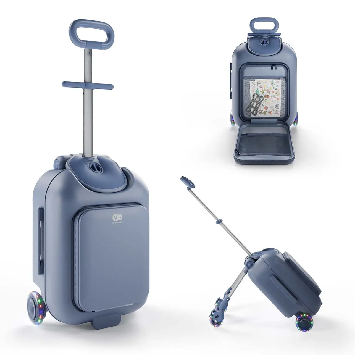 Kinderkraft Cabby Valigia Bambini 2 In 1 Ride-on Da Cabina Blu - valige e borse da viaggio