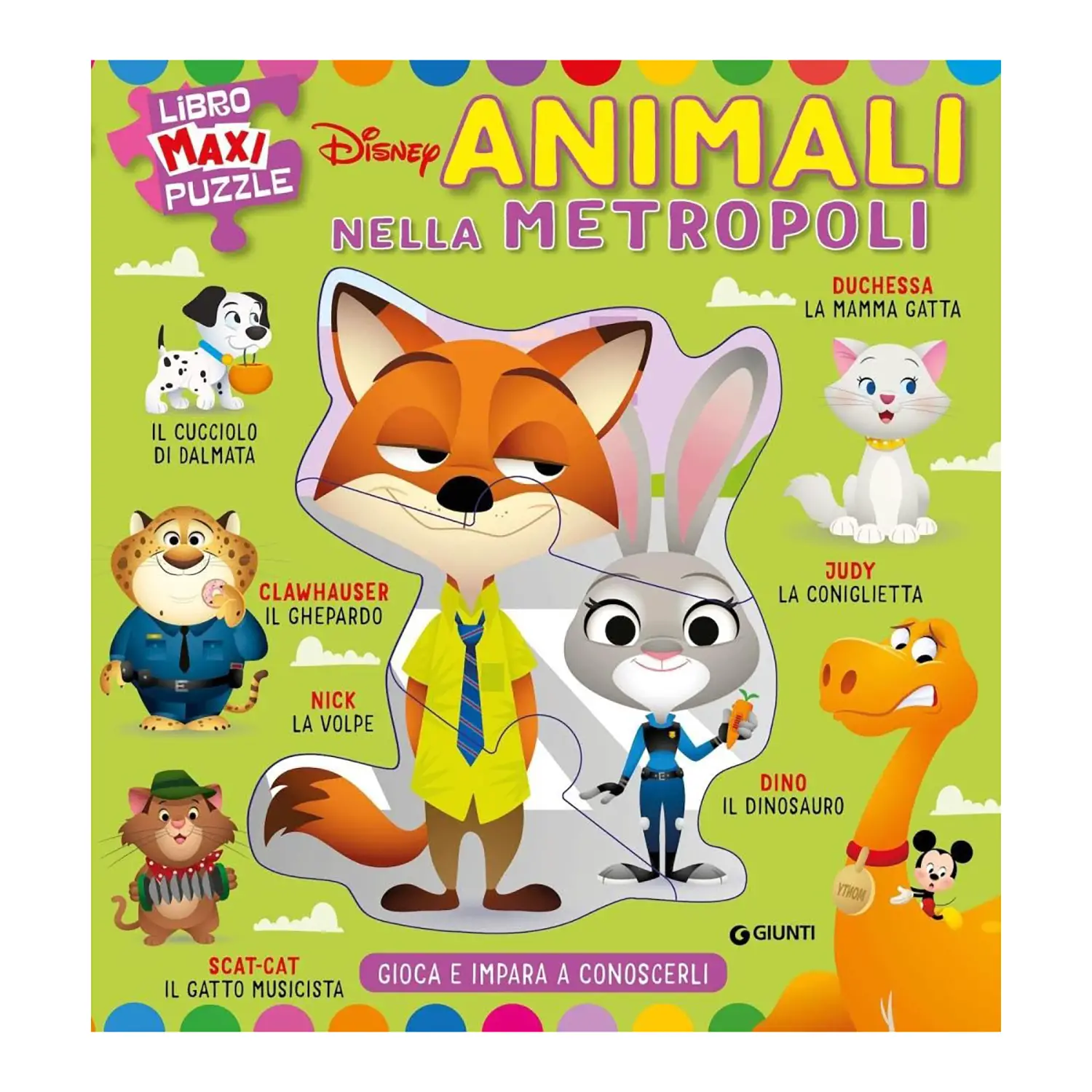 Animali nella Metropoli - Libro Maxi Puzzle - Prima biblioteca