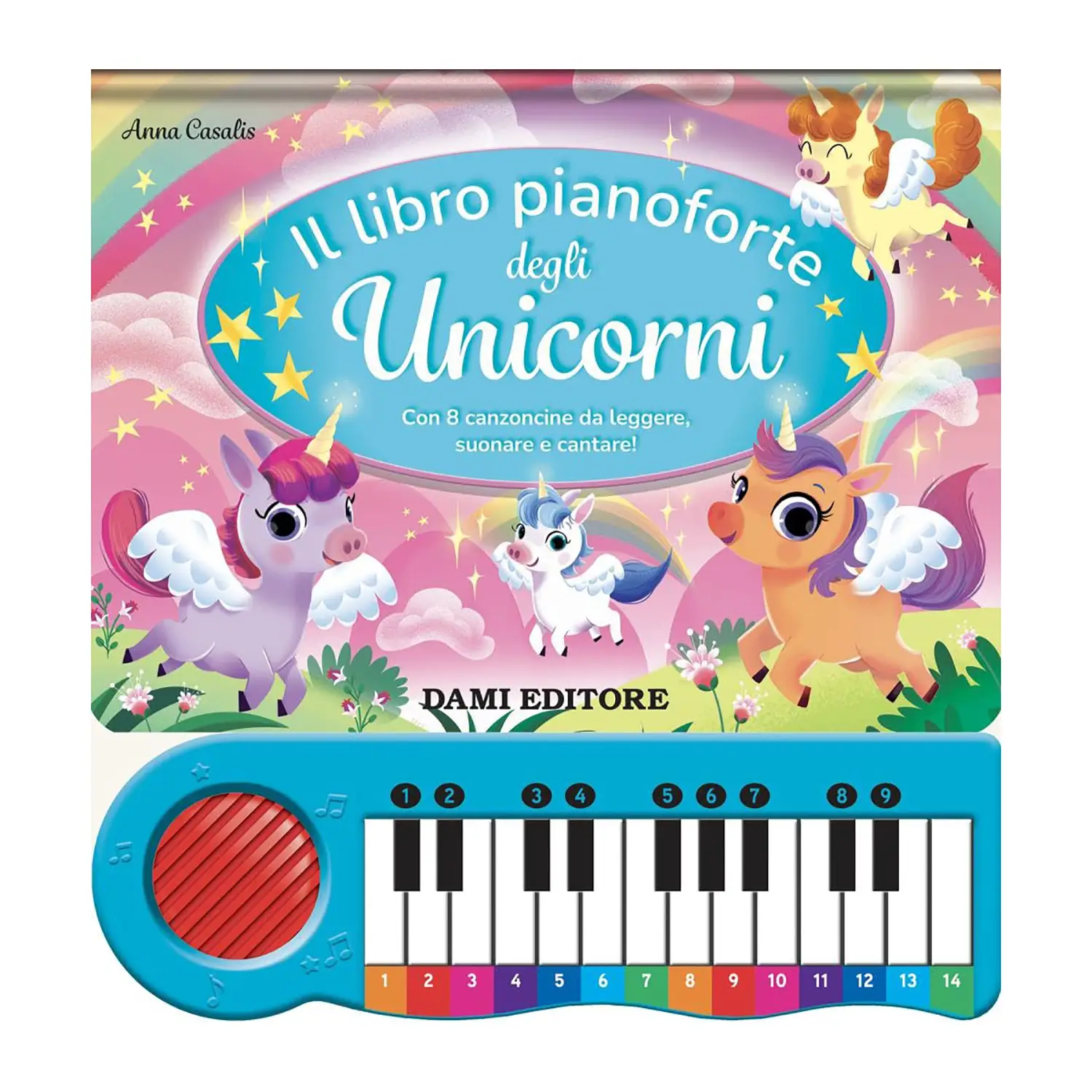 Libro Pianoforte per Bambini - Unicorni - Prima biblioteca