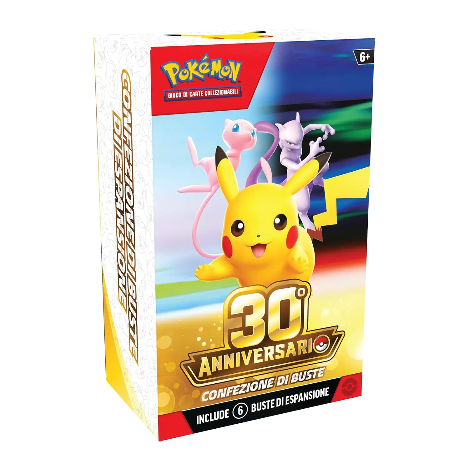Pokemon 30° Anniversario - Confezione da 6 Bustine di Espansione - giochi di società