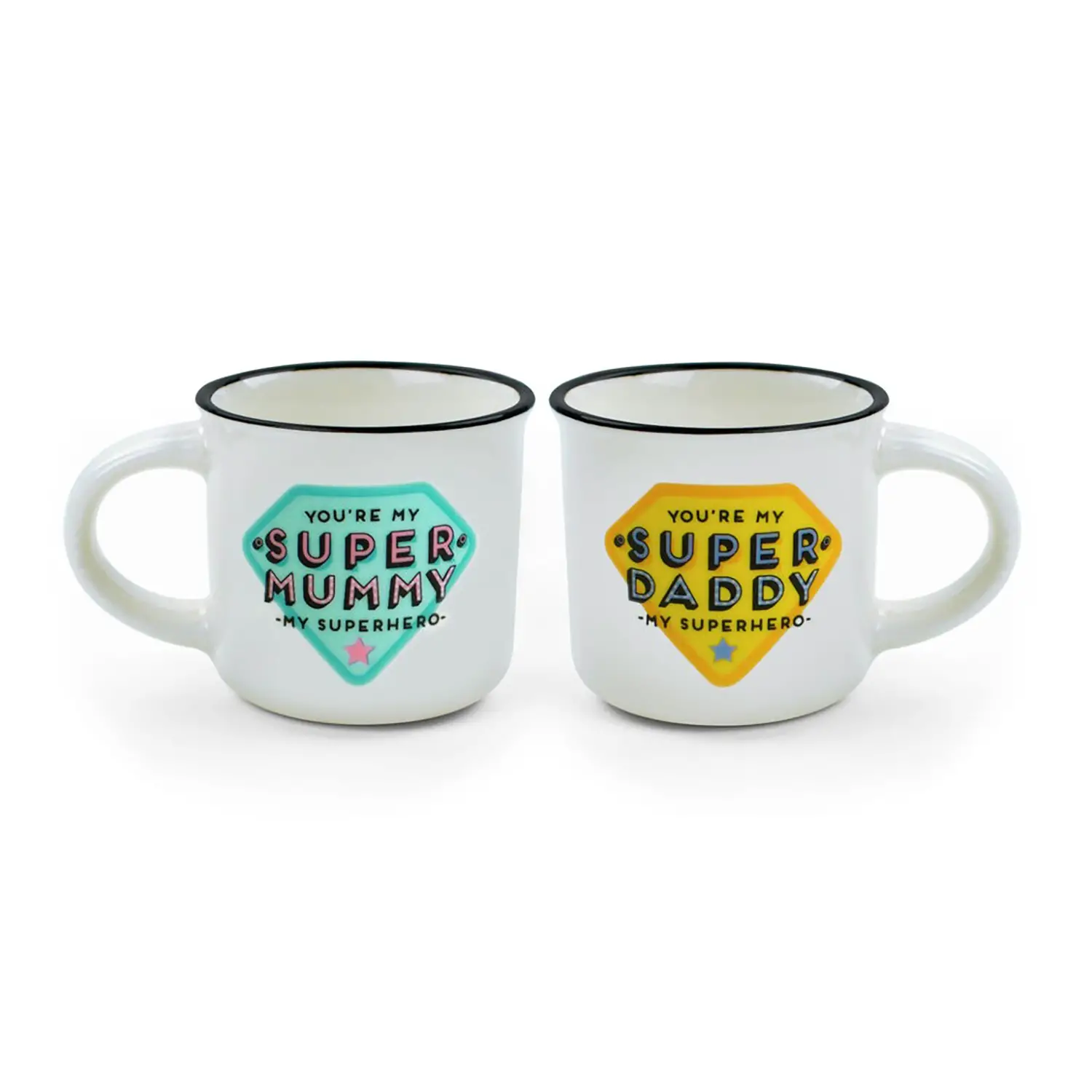 Legami - Expresso Per Due Set Tazzine Da Caffè Super Mummy E Super Daddy - legami