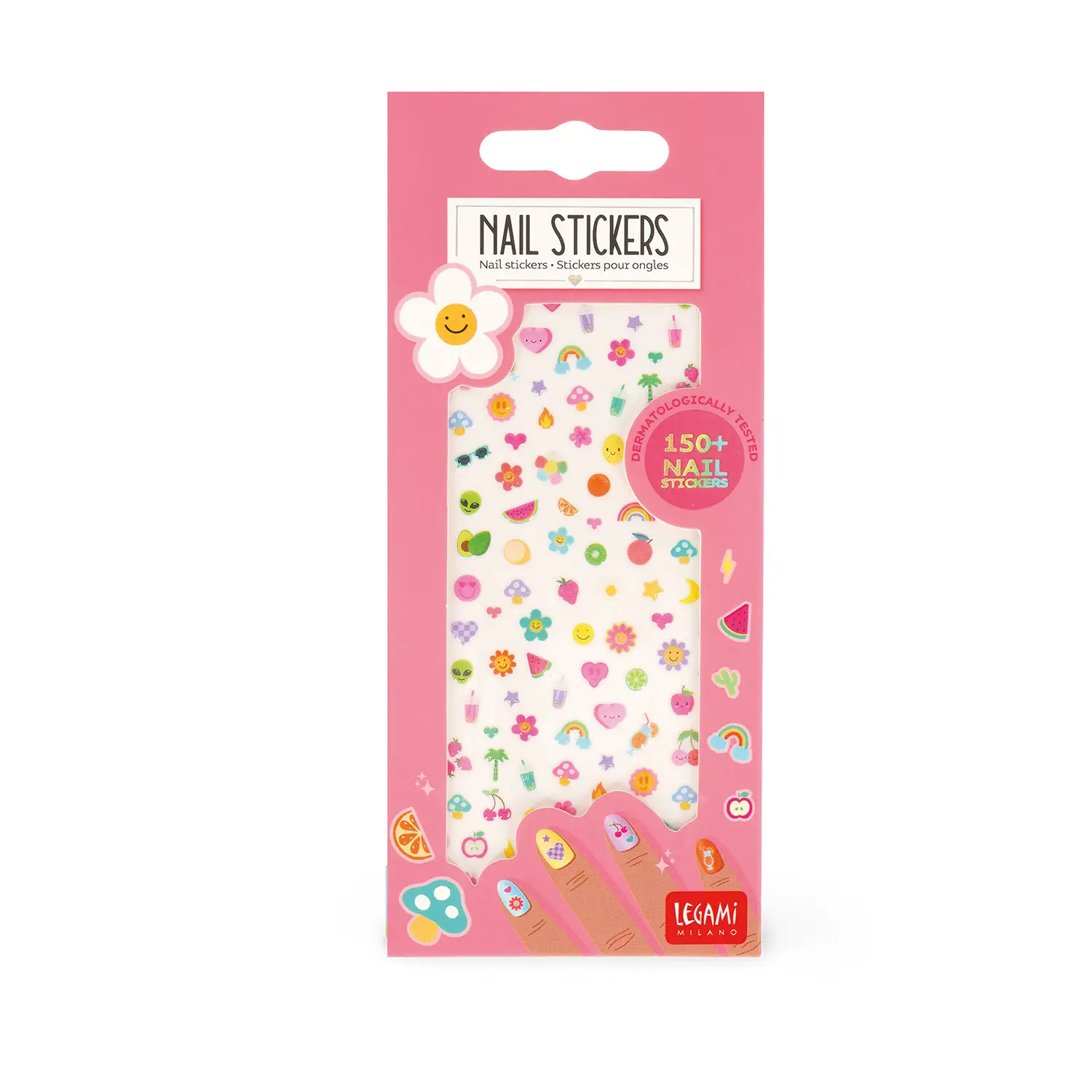 Legami Nail Stickers Adesivi Per Unghie - Groovy Estive E Vivaci - legami