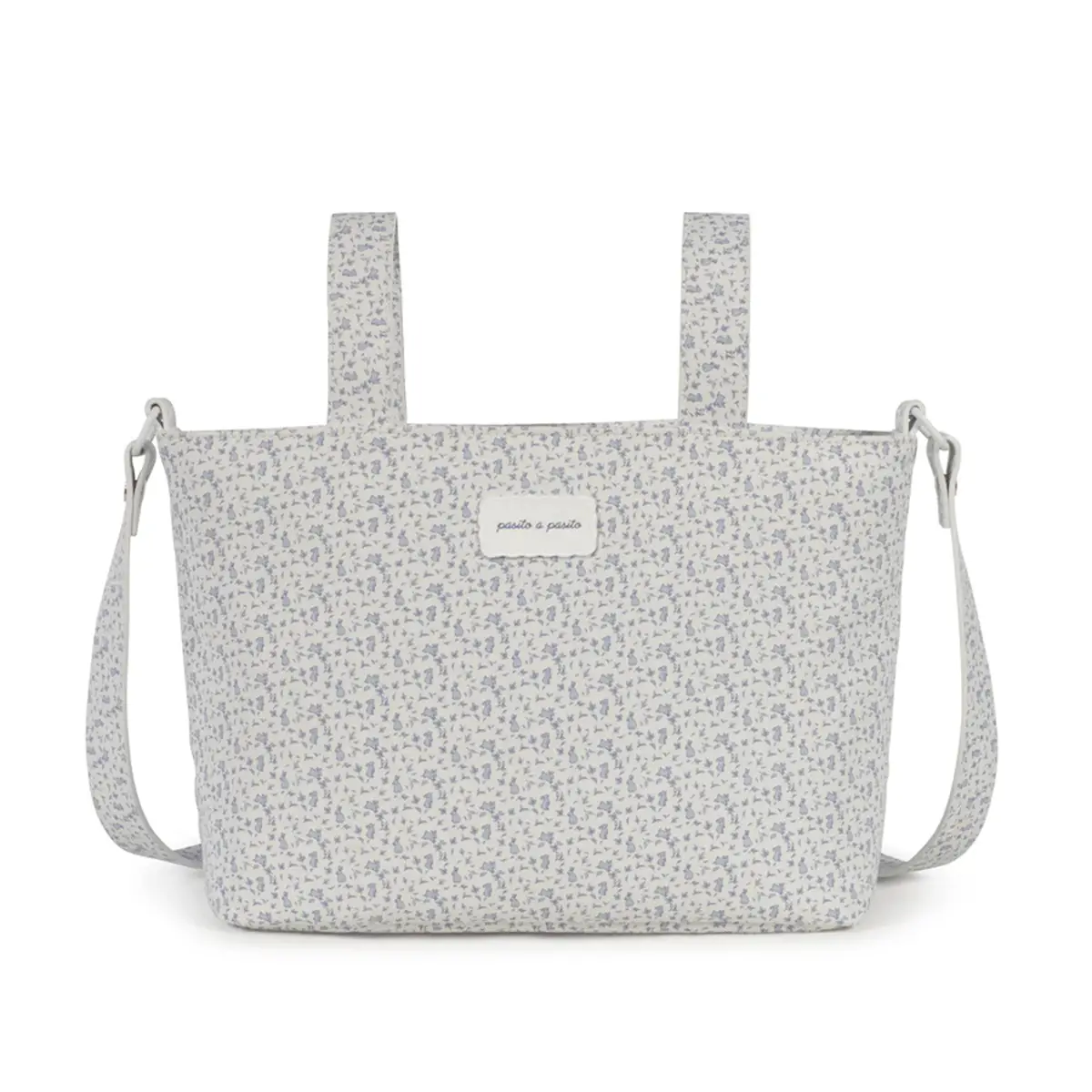 Pasito a Pasito Borsa Crossbody Maison Tender Blu Coniglietti - borse e zaini