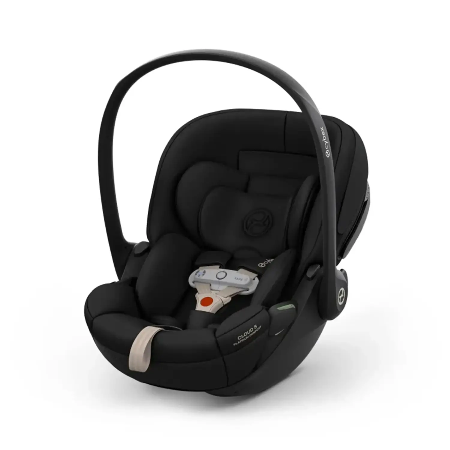 Cybex Seggiolino Auto Cloud S Style Sepia Black - neonati 40-87 cm (0-1 anno)