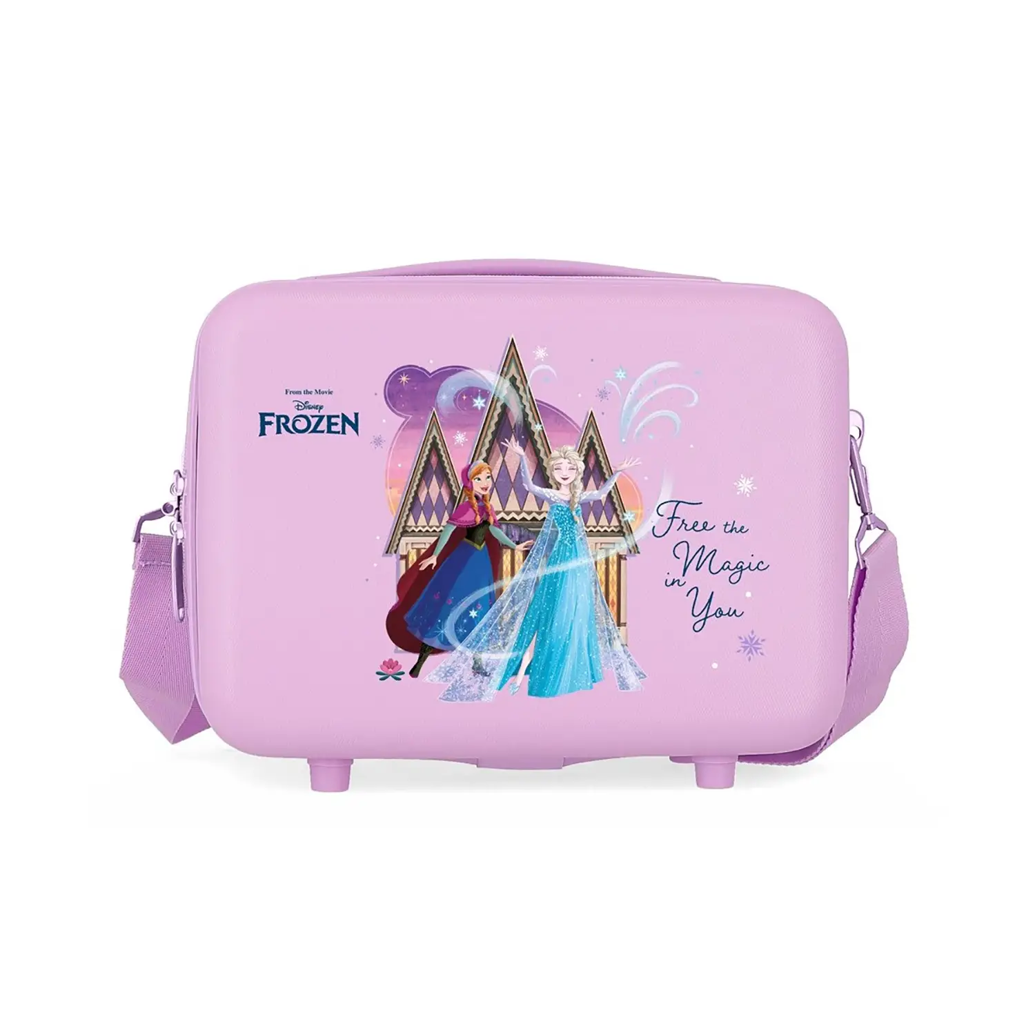 Beauty case ABS Frozen Free The Magic In You Lilla Disney - valige e borse da viaggio