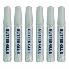 Porporina Color Glue Glitter Argento 12 g – Colla Glitter