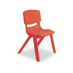 Sedia per Bambini Nido e Scuola Infanzia ErgoCam Baby - Misura 1 - Rosso - Conforme CAM
