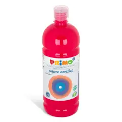 Tempera Acrilica Primo Rosso 1000 ml – Colore Acrilico ad Acqua