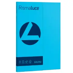 Carta Colorata Rismaluce A4 90 gr – 100 Fogli - Azzurro