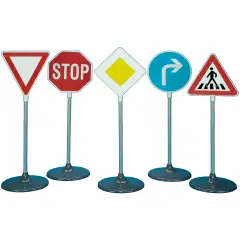 Segnali Stradali 2 Basic New – Set Educativo 5 Pezzi per Bambini