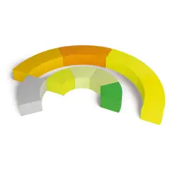 Set Sedute Morbide Nova Verde 4 Pezzi