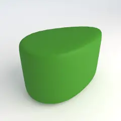 Pouf Ecopelle Ignifugo Goccia H 40 Verde Per Ambienti Scolastici Innovativi