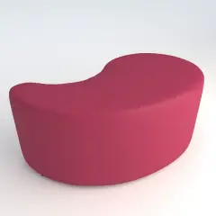 Pouf Ecopelle Ignifugo Virgola H 46 Fucsia Per Ambienti Scolastici Innovativi
