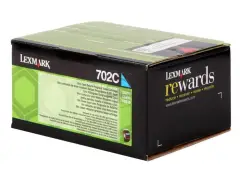 Lexmark Toner 702C Ciano Capacità Standard