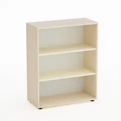 Mobile Kubò Betulla A Giorno H 110 cm Ripiani Magnolia - Conforme CAM