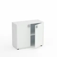 Mobile Scuola Kubò Bianco 2 Ante H 75 cm. Bianco - Conforme CAM