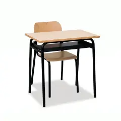 Banco Monoposto 900 H 71 cm - Sottopiano in Lamiera – Secondaria di Primo Grado - Conforme CAM