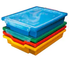 Contenitore Small in Plastica Colorata – Rosso